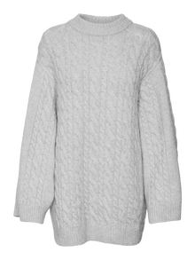 Vero Moda VMCOBALT Pullover -Light Grey Melange - 10307146