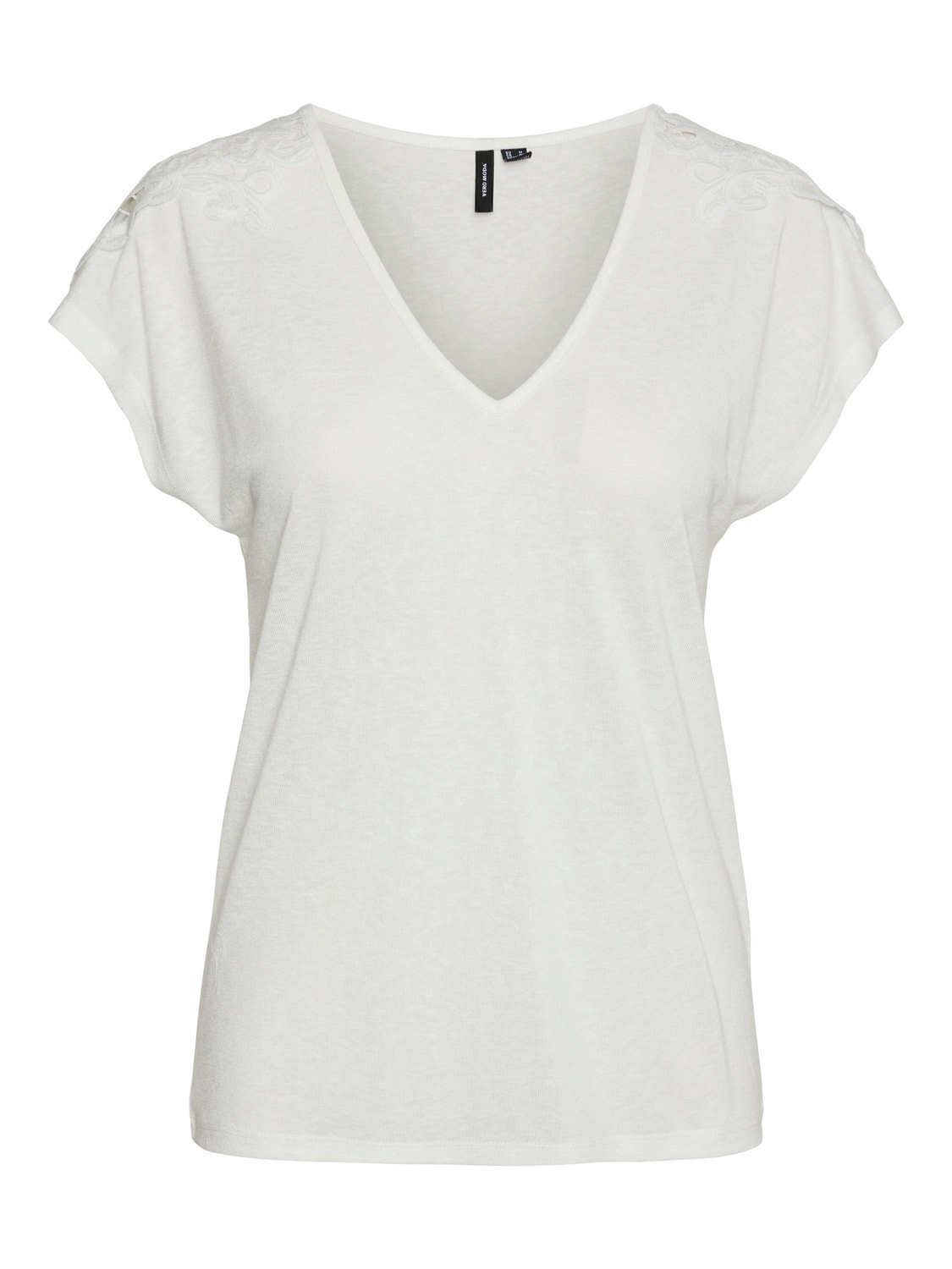 Vero Moda VMILSA T-Shirt -Snow White - 10307213