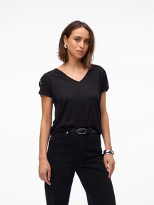Vero Moda VMILSA T-shirts -Black - 10307213