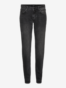 Vero Moda VMMARRY Niedrige Taille Hohe Taille Jeans -Black Denim - 10307236