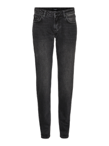 Vero Moda VMMARRY Taille basse Mom Fit Jeans -Black Denim - 10307236