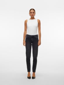 Vero Moda VMMARRY Low rise Mom fit Jeans -Black Denim - 10307236