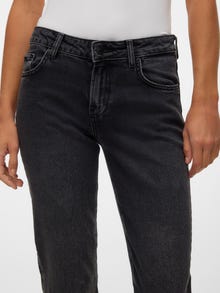 Vero Moda VMMARRY Låg midja Mom Fit Jeans -Black Denim - 10307236