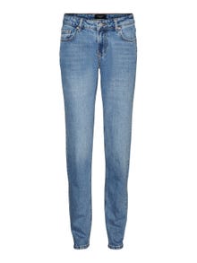 Vero Moda VMMARRY Niski stan Krój mom Jeans -Medium Blue Denim - 10307238