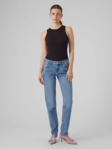 Vero Moda VMMARRY Krój mom Jeans -Medium Blue Denim - 10307238