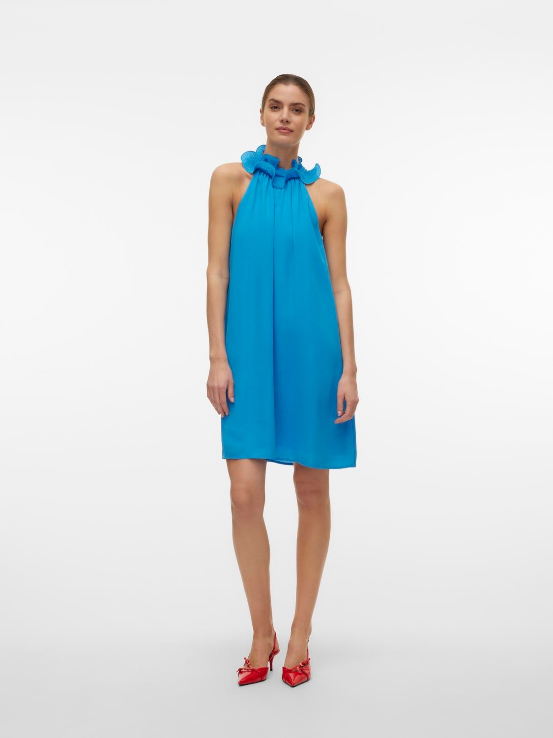 Vero Moda VMMERA Korte jurk -Ibiza Blue - 10307309