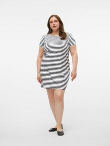 Vero Moda VMCABBY Midi-jurk -Snow White - 10307337