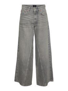 Vero Moda VMRAIL Mid rise Wide fit Jeans -Medium Grey Denim - 10307378