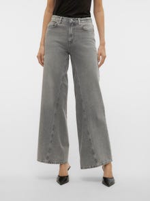 Vero Moda VMRAIL Mid rise Wide Fit Jeans -Medium Grey Denim - 10307378