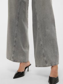Vero Moda VMRAIL Mid rise Wide Fit Jeans -Medium Grey Denim - 10307378