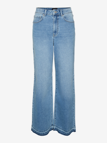 Vero Moda VMKATHY Taille haute Loose Fit Jeans -Light Blue Denim - 10307439