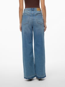 Vero Moda VMKATHY Taille haute Loose Fit Jeans -Light Blue Denim - 10307439
