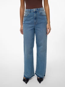 Vero Moda VMKATHY Taille haute Loose Fit Jeans -Light Blue Denim - 10307439