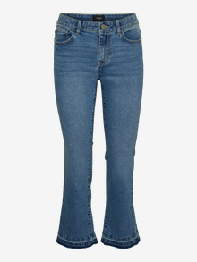 Vero Moda VMSHEILA Middels høy midje Kick Flared Fit Jeans -Light Blue Denim - 10307442