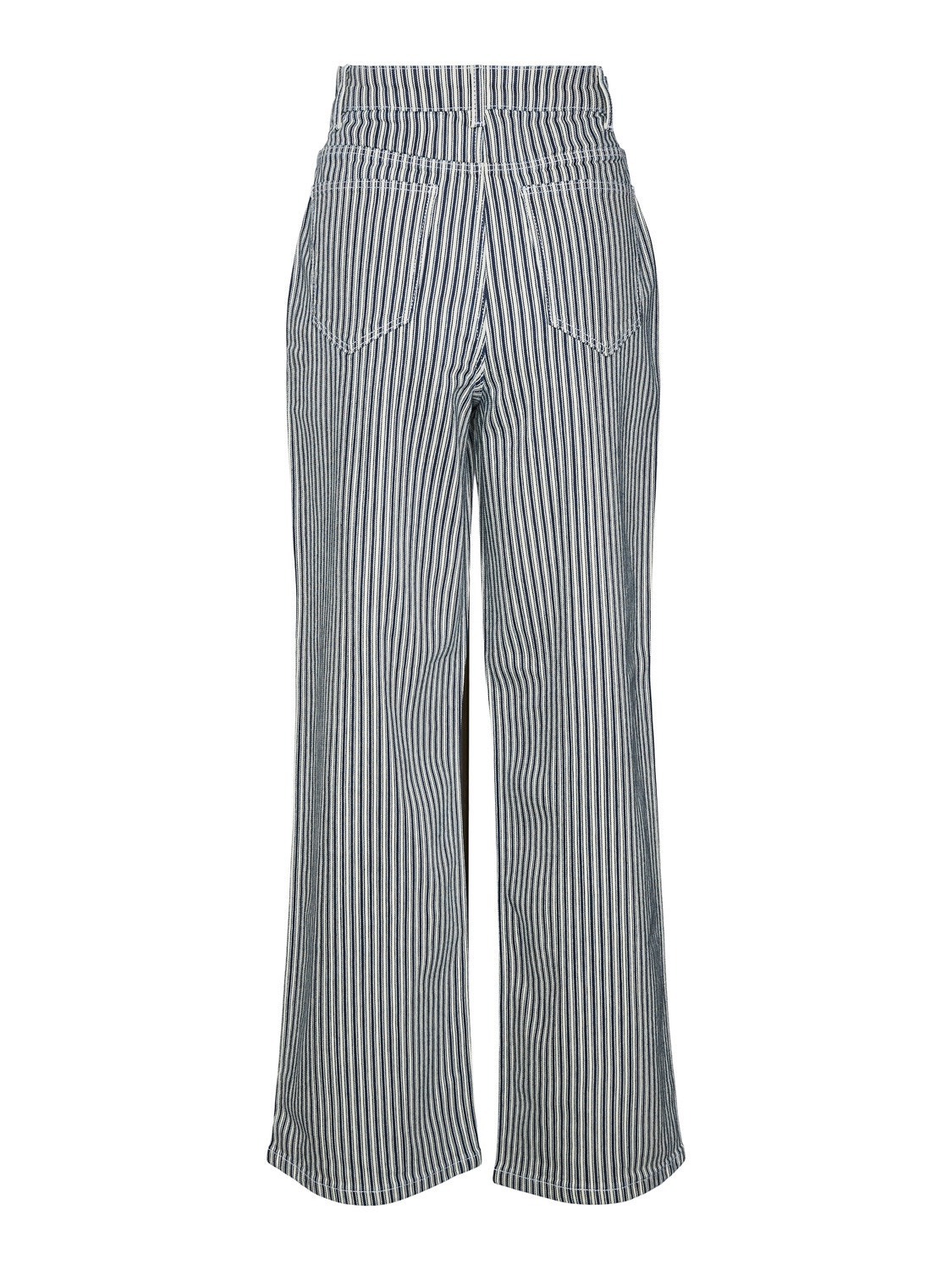 Vero Moda VMKATHY Høj talje Wide fit Jeans -Medium Blue Denim - 10307483
