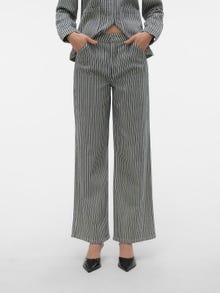 Vero Moda VMKATHY Høj talje Wide fit Jeans -Medium Blue Denim - 10307483