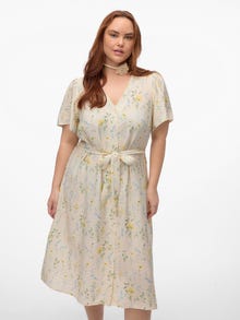 Vero Moda VMCJOSIE Midikleid -Birch - 10307491