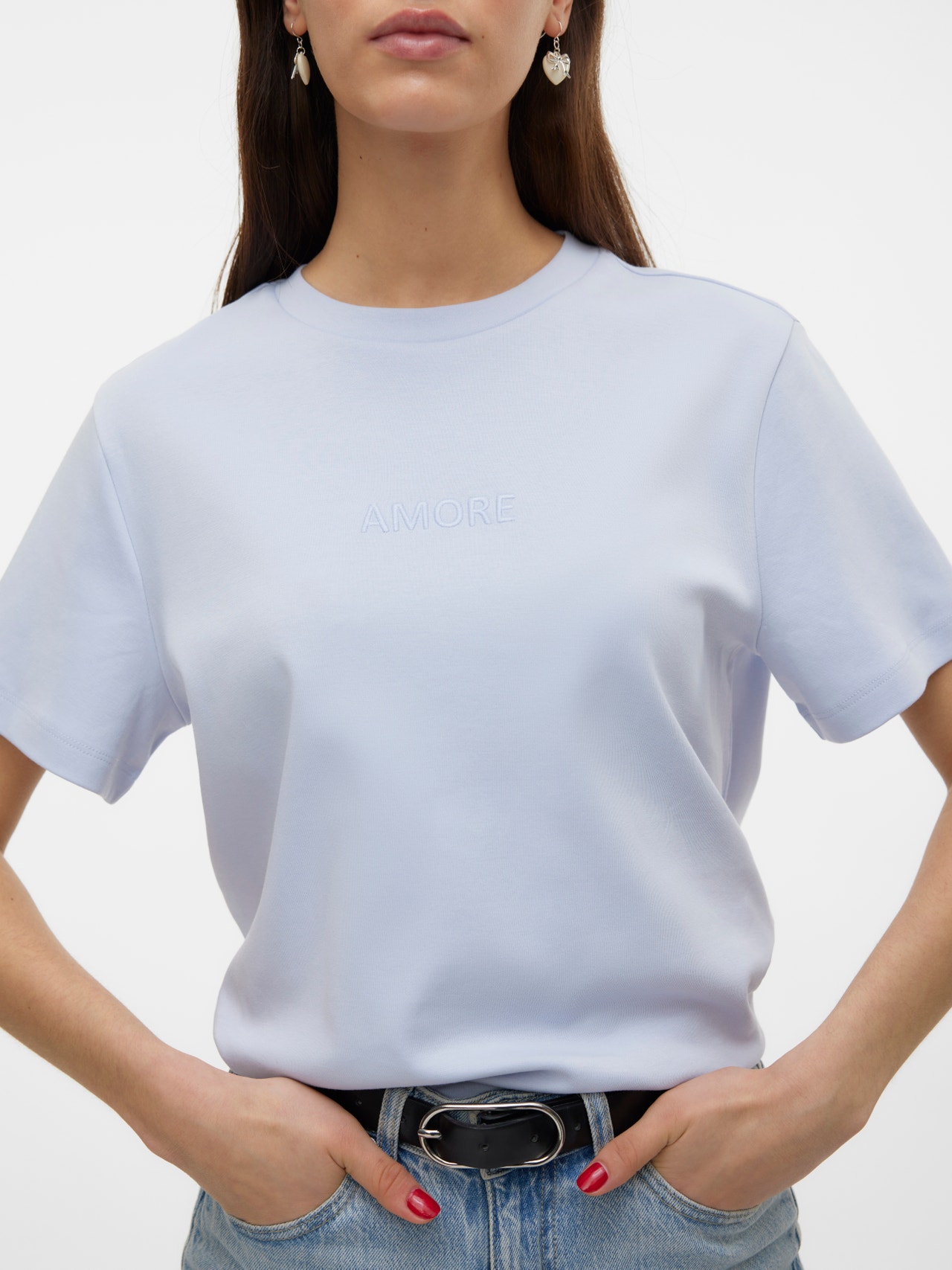 Vero Moda VMKARMA T-skjorte -Xenon Blue - 10307507