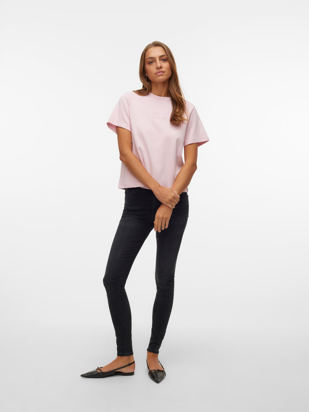 Vero Moda VMKARMA T-shirts -Parfait Pink - 10307507