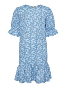 Vero Moda VMHAYA Kort kjole -Blissful Blue - 10307509