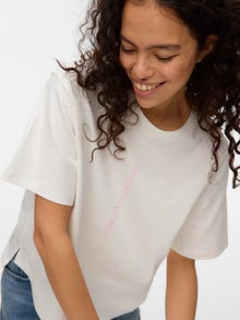 Vero Moda VMKIRA T-Shirt -Snow White - 10307513