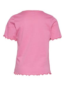 Vero Moda VMPOPSICLE T-skjorte -Pink Cosmos - 10307563