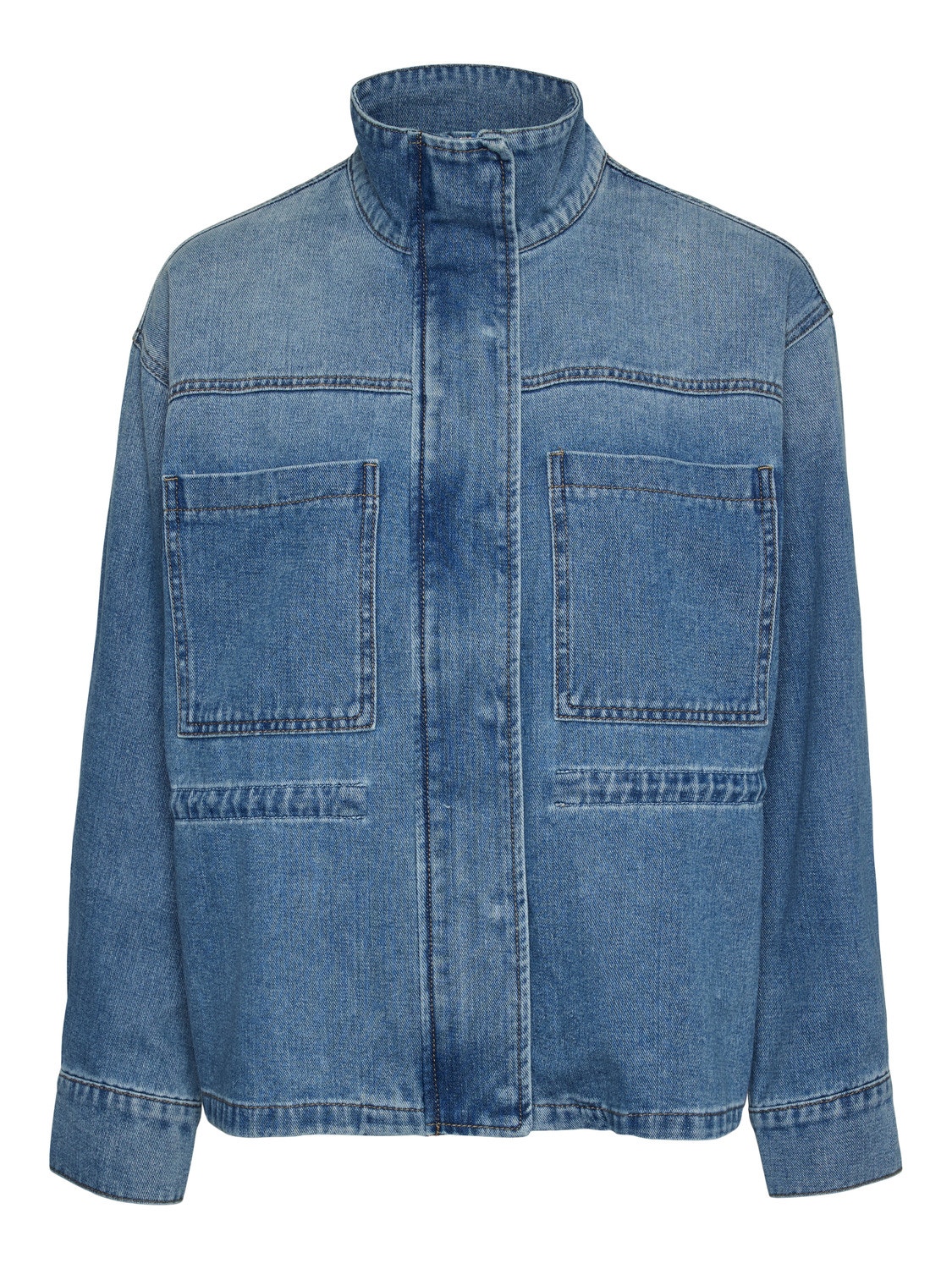 Vero Moda VMHELENA Denim jacket -Medium Blue Denim - 10307604