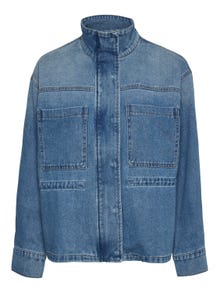 Vero Moda VMHELENA Giubbotto di jeans -Medium Blue Denim - 10307604