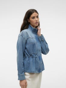 Vero Moda VMHELENA Giubbotto di jeans -Medium Blue Denim - 10307604