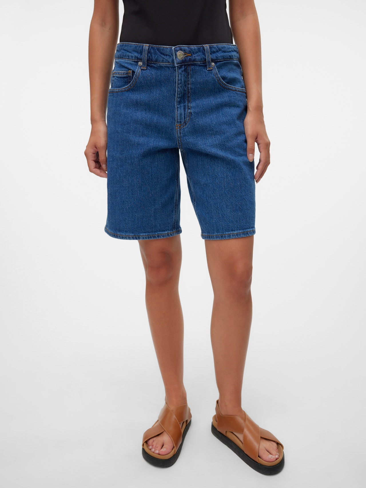 Vero Moda VMTESS Shorts -Medium Blue Denim - 10307636