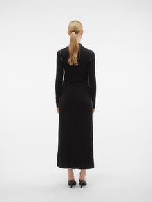 Vero Moda VMSNIPA Lange jurk -Black - 10307649