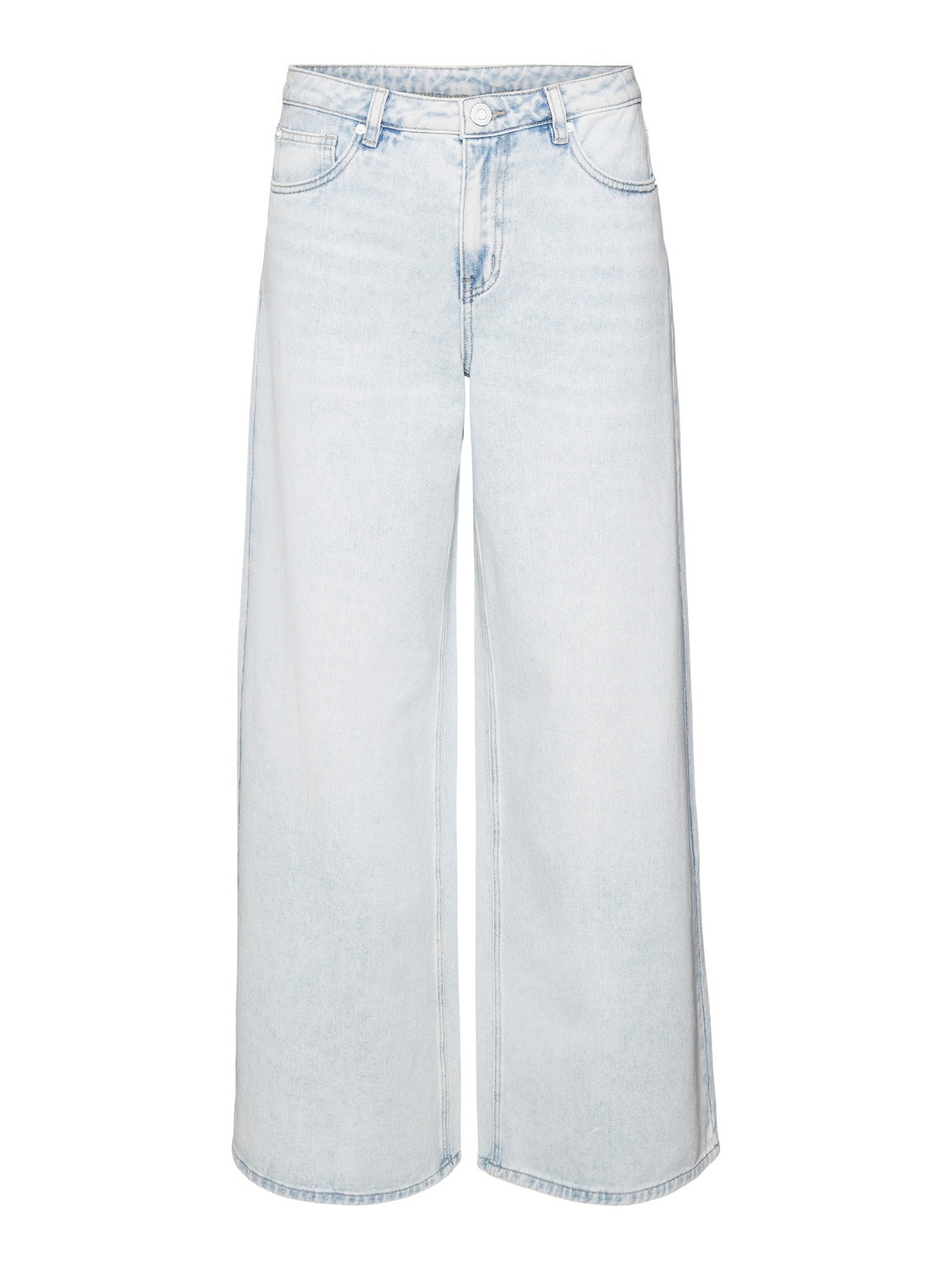 Vero Moda VMANNET Mid rise Wide fit Jeans -Light Blue Denim - 10307662