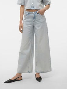 Vero Moda VMANNET Mid rise Wide fit Jeans -Light Blue Denim - 10307662