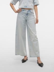 Vero Moda VMANNET Szeroki krój Jeans -Light Blue Denim - 10307662