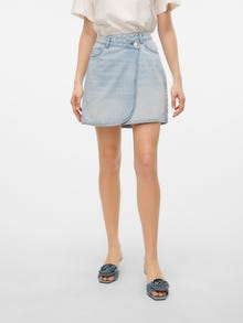 Vero Moda VMBETTY Kurzer Rock -Light Blue Denim - 10307663