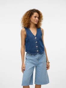 Vero Moda VMORIA Tyylikkäät liivit -Dark Blue Denim - 10307668
