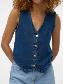 Vero Moda VMORIA Tyylikkäät liivit -Dark Blue Denim - 10307668