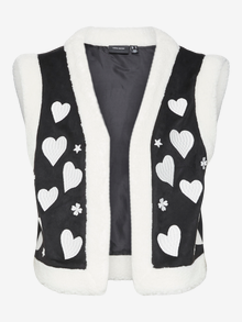 Vero Moda VMHEART Weste -Black - 10307680