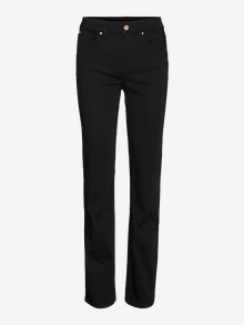 Vero Moda VMFLASH Mid rise Straight Fit Jeans -Black - 10307710