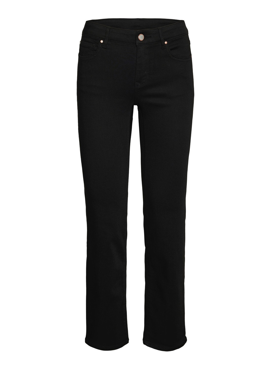 Vero Moda VMFLASH Straight Fit Jeans -Black - 10307710