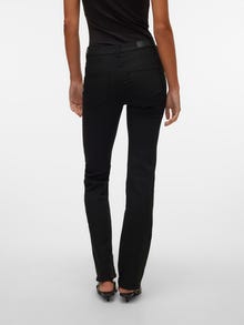 Vero Moda VMFLASH Talle medio Corte straight Vaqueros -Black - 10307710