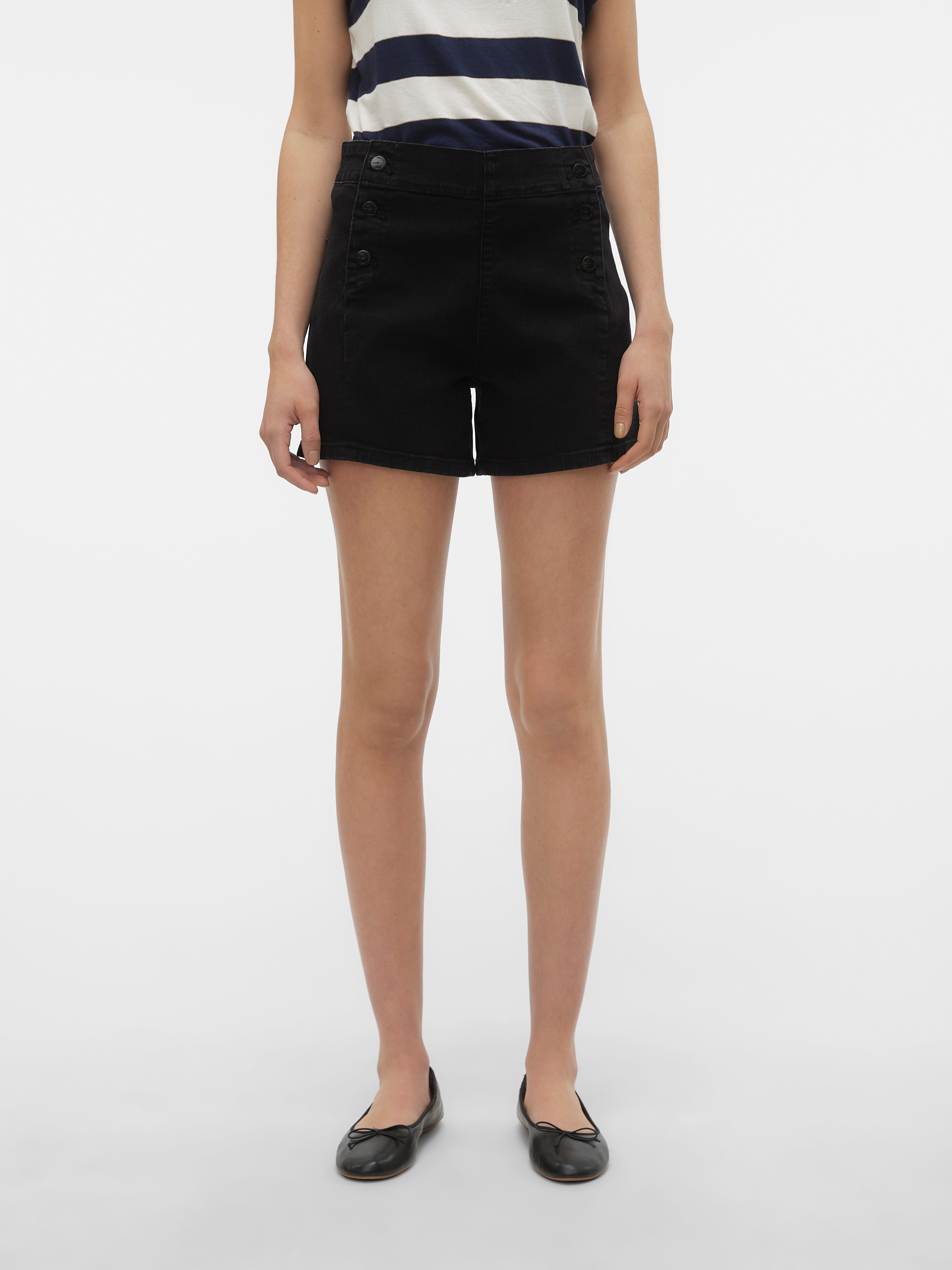 VERO MODA dam shorts VMPIRA - Light Grey Melange main image 0