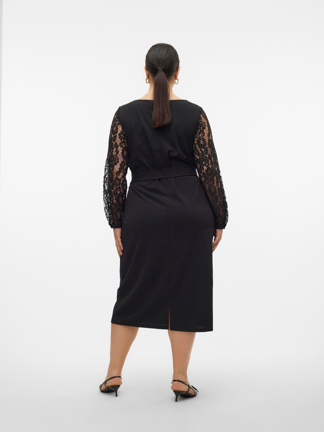 Vero Moda VMCMAGDA Długa sukienka -Black - 10307798