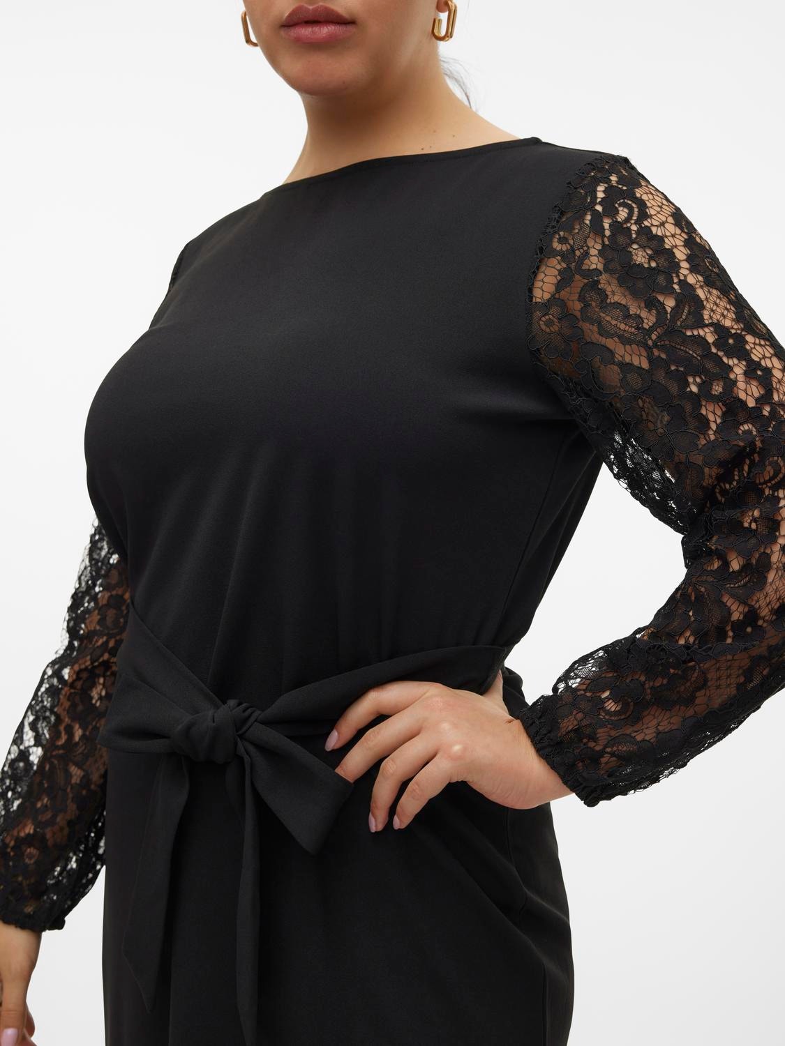Vero Moda VMCMAGDA Długa sukienka -Black - 10307798