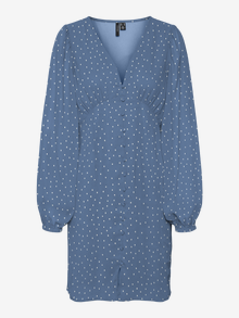 Vero Moda VMHOLLY Kort klänning -Coronet Blue - 10307816