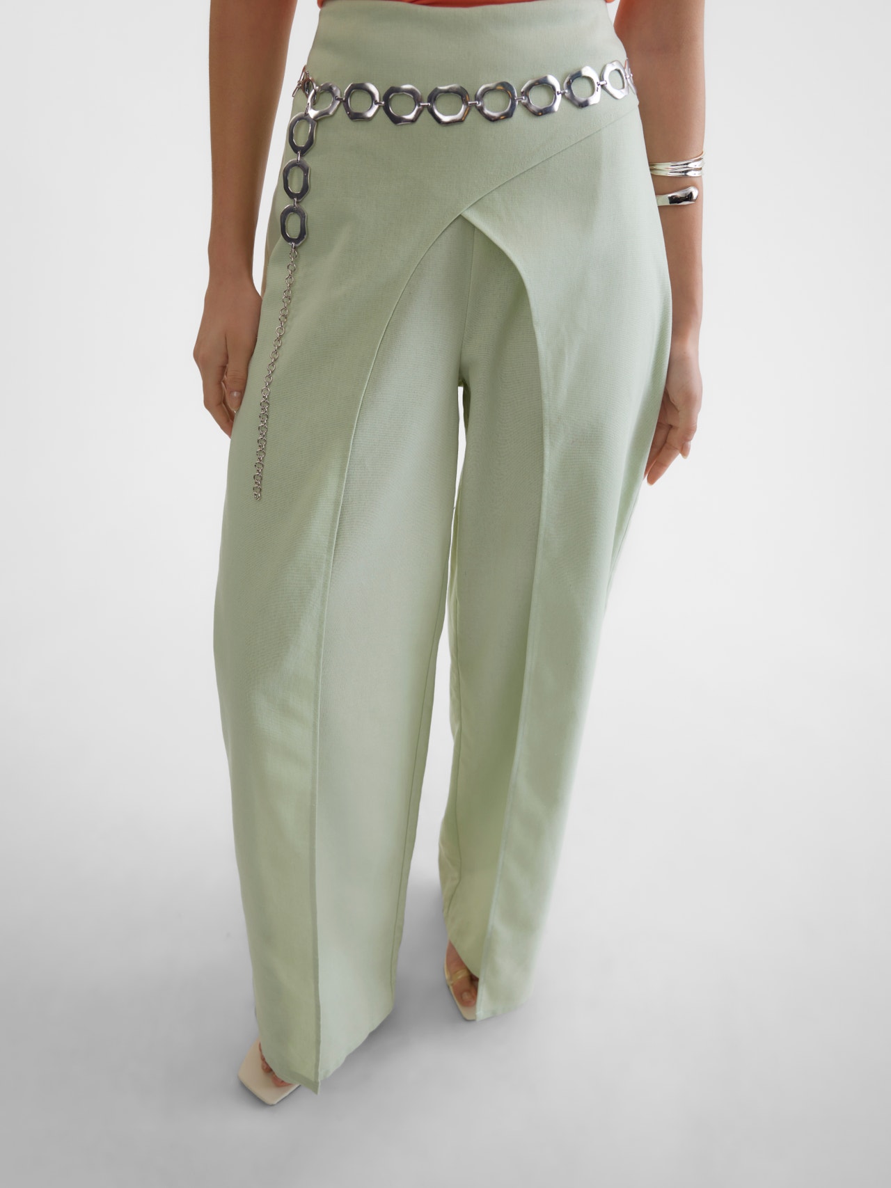 Vero Moda SOMETHINGNEW Styled by; Larissa Wehr Pantalons -Celadon Green - 10307844