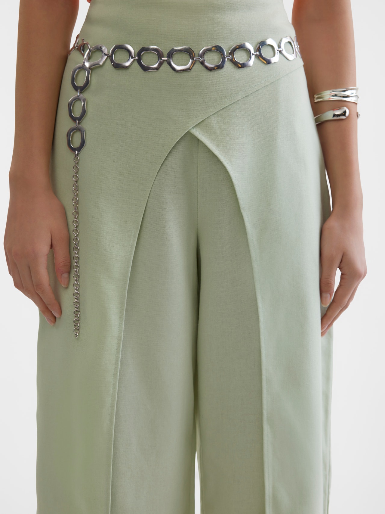 Vero Moda SOMETHINGNEW Styled by; Larissa Wehr Pantaloni -Celadon Green - 10307844