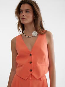 Vero Moda SNJENNIFER Tailored Waistcoat -Camellia - 10307853