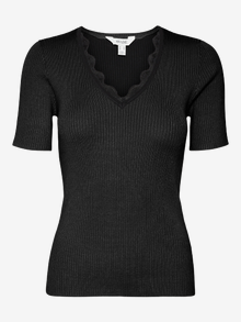 Vero Moda VMVILJA T-shirt -Black - 10307870