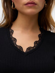 Vero Moda VMVILJA T-shirt -Black - 10307870